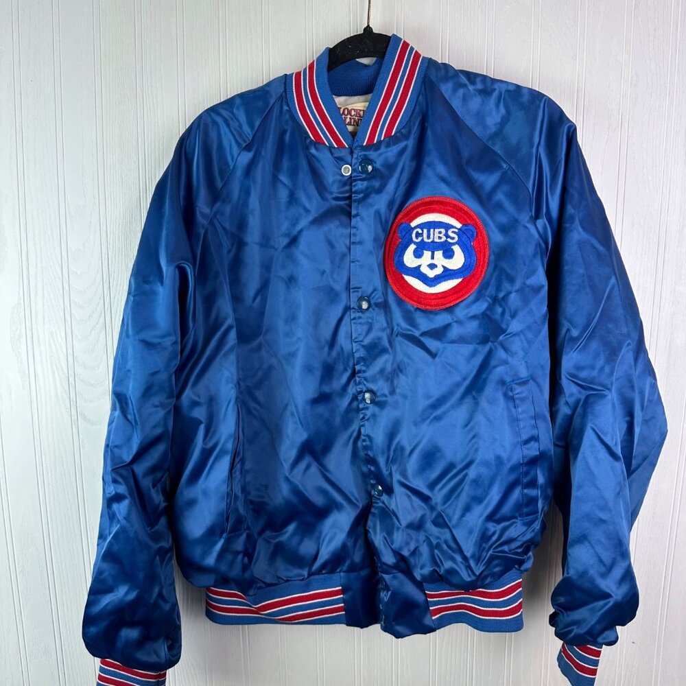 Chicago‎ Cubs VTG 80s MLB Bomber Jacket Size L